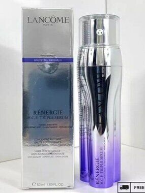 New in box Lancôme Renergie HCF Triple Serum 1.69 Fl Oz full size 50 ml